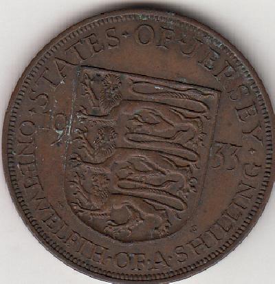 Beschrijving: 1/12 Shilling GEORGIUS V  